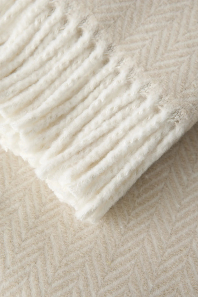 Manta de Invierno Winter Plaid Espigas Skyline - pino_y_jacaranda