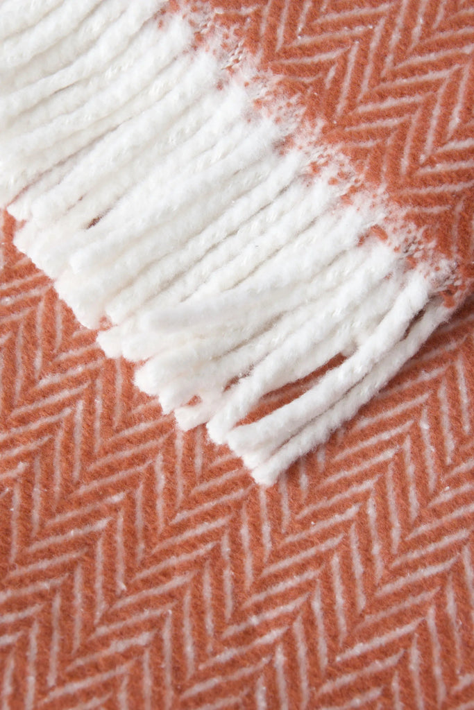 Manta de Invierno Winter Plaid Espigas Skyline - pino_y_jacaranda