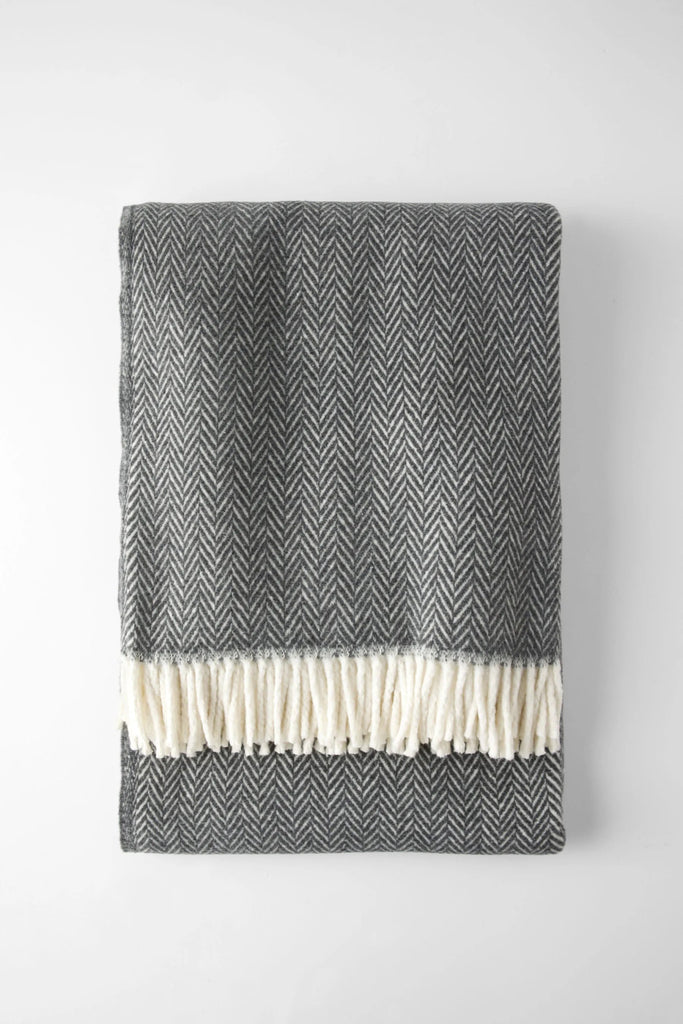 Manta de Invierno Winter Plaid Espigas Skyline - pino_y_jacaranda