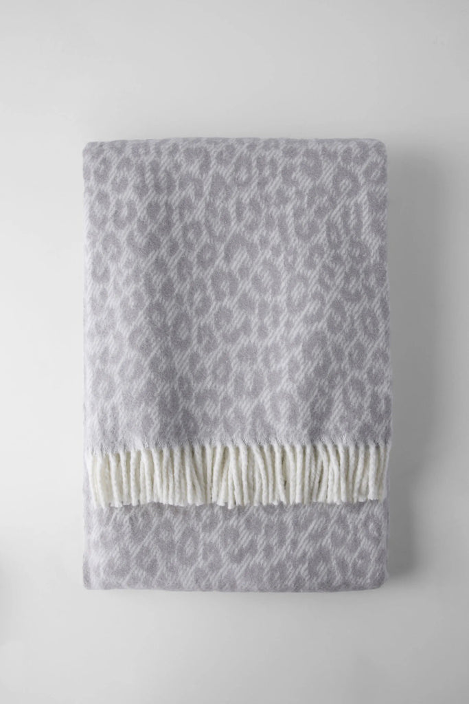 Manta de Invierno Winter Plaid Leopard - pino_y_jacaranda