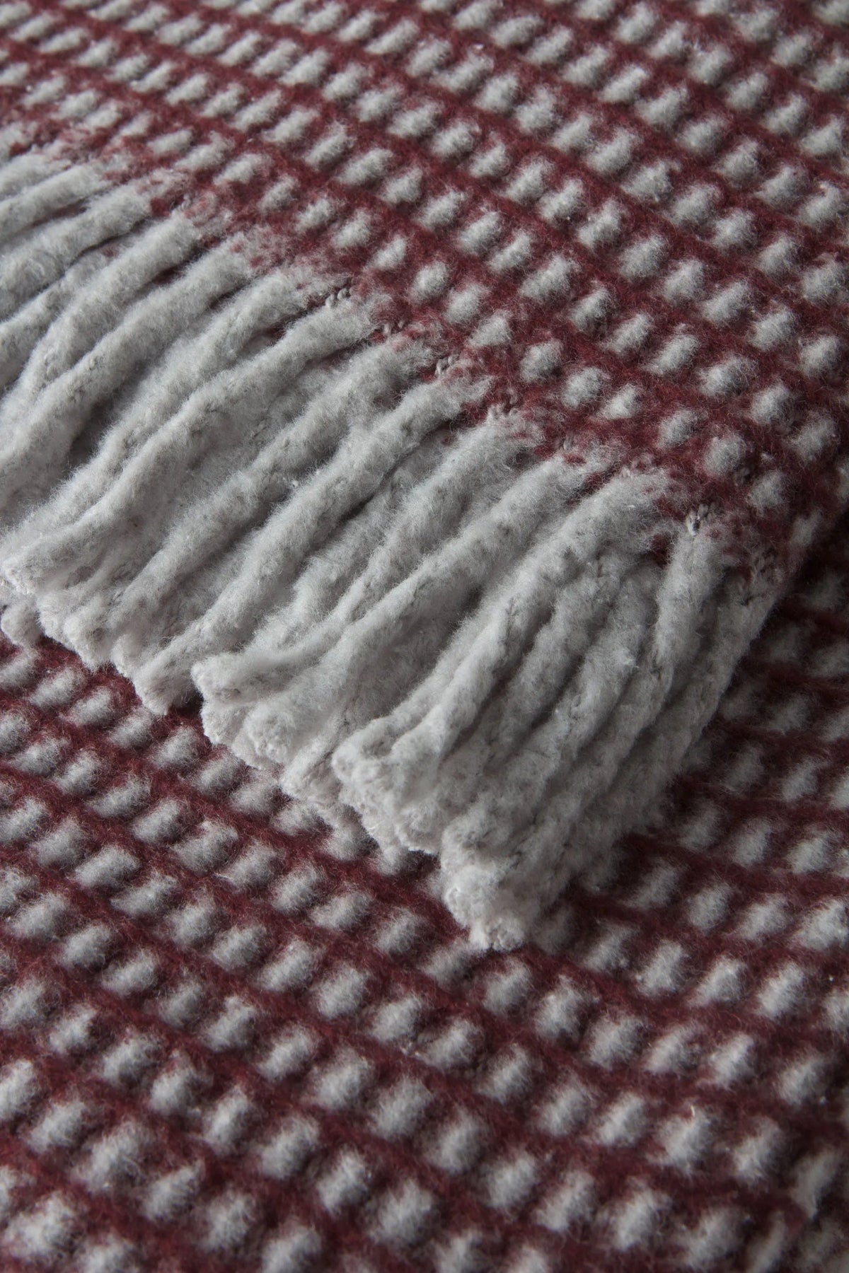 Manta de Invierno Winter Plaid Uniwaffle - pino_y_jacaranda