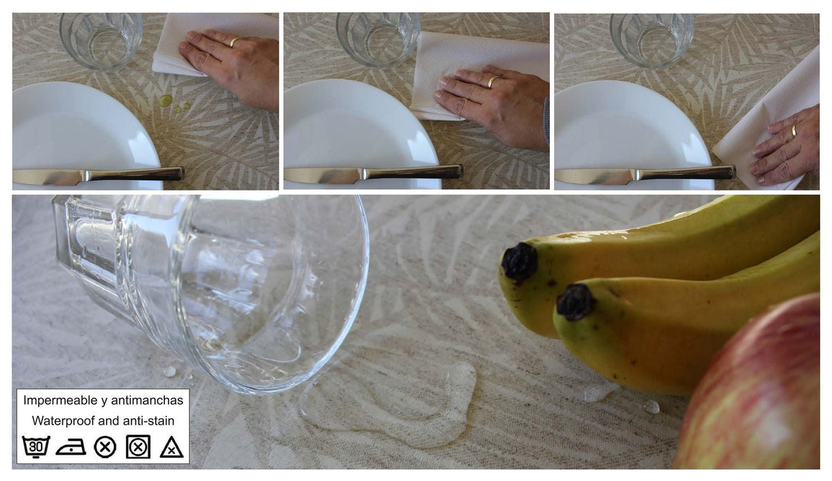Mantel Antimanchas de Resina Frida - #pino_y_jacaranda#