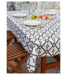 Mantel Antimanchas de Resina Llengua Azul Oscuro - #pino_y_jacaranda#