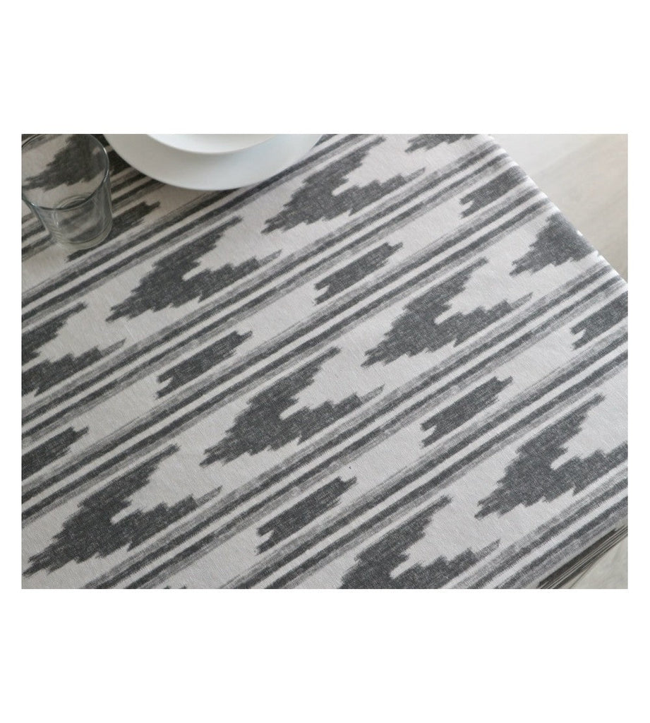 Mantel Antimanchas de Resina Llengua Gris - #pino_y_jacaranda#