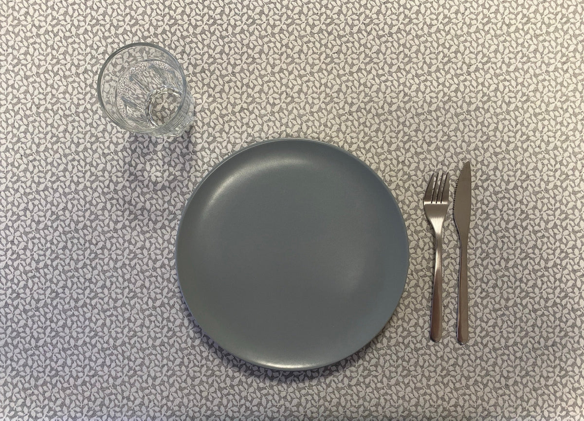 Mantel Antimanchas de Resina Ribalta Gris - #pino_y_jacaranda#