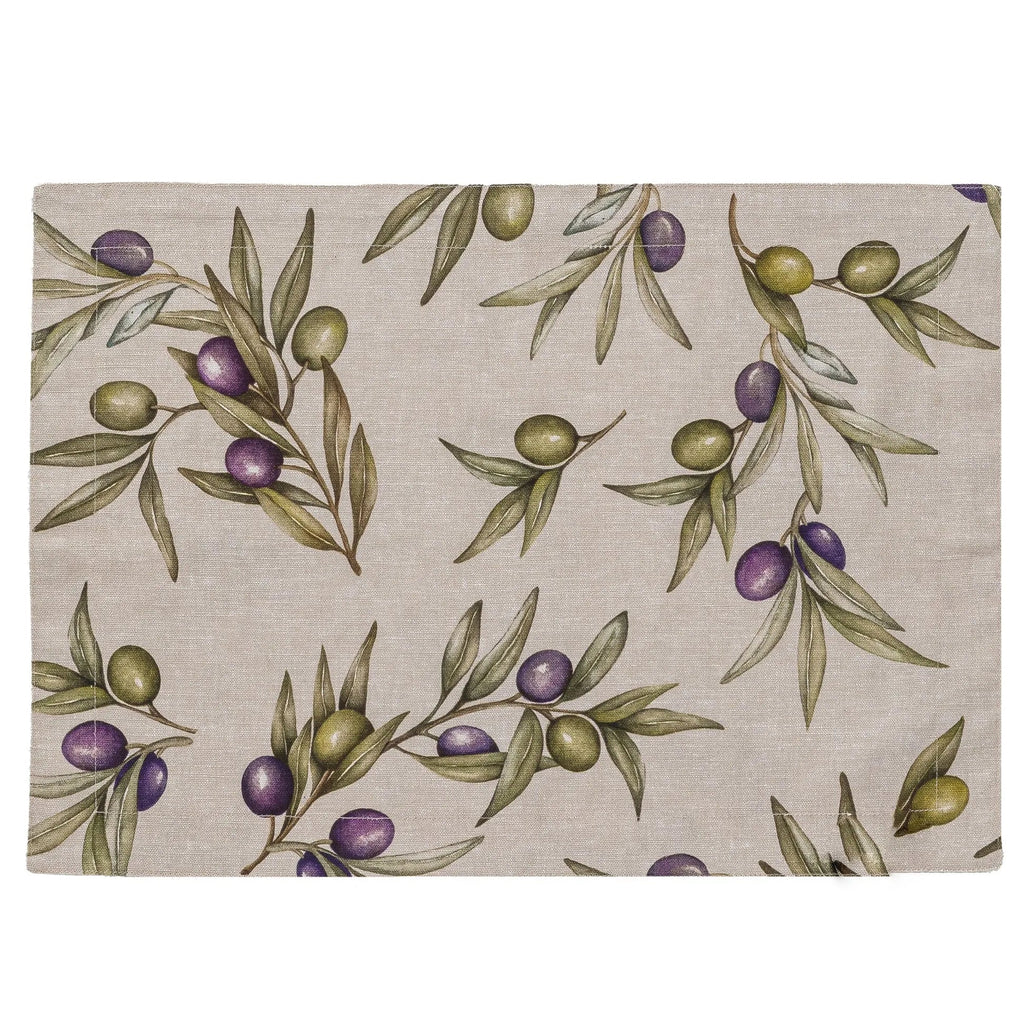 Mantel Individual Verde Olivo - pino_y_jacaranda