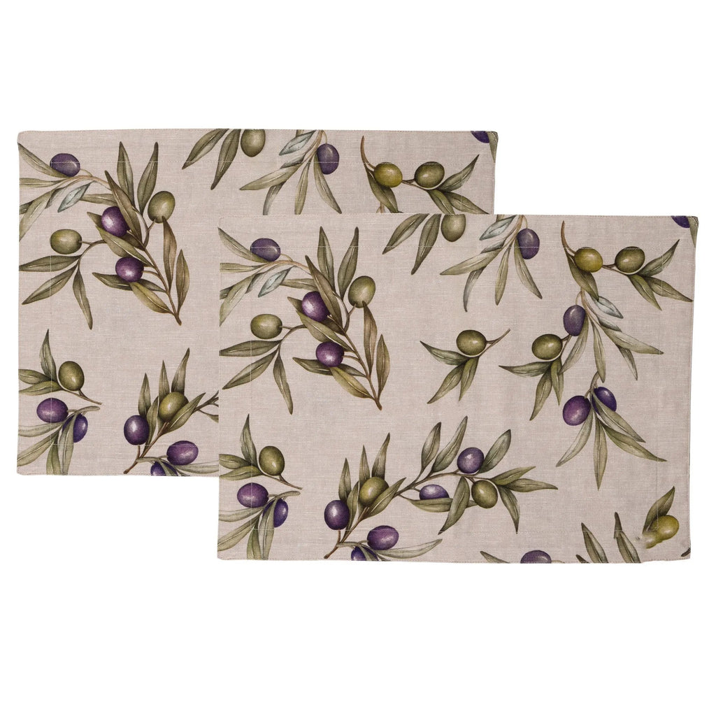 Mantel Individual Verde Olivo - pino_y_jacaranda