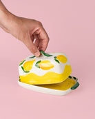 Mantequillera de cerámica Limone 19 cm