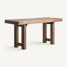 Mesa alta de comedor de madera recuperada Laujar