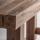 Mesa alta de comedor de madera recuperada Laujar