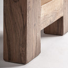 Mesa alta de comedor de madera recuperada Laujar