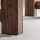 Mesa alta de comedor de madera recuperada Laujar
