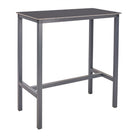 Mesa alta de exterior de aluminio Giorgia