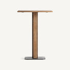 Mesa alta de mango e hierro Bérchules 75 x 75 cm