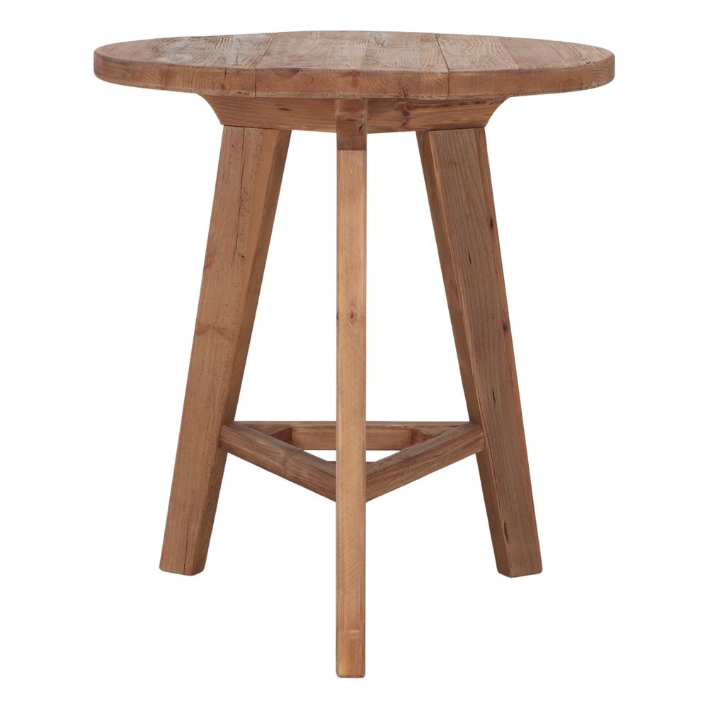 Mesa alta de pino reciclado Talia