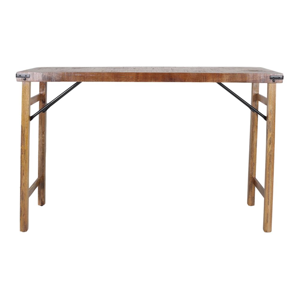 Mesa alta plegable de madera envejecida Alfredo