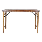 Mesa alta plegable de madera envejecida Alfredo