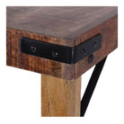 Mesa alta plegable de madera envejecida Alfredo