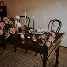 Mesa alta plegable de madera envejecida Alfredo