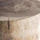 Mesa auxiliar alta de madera de suar Chumbera