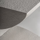 Mesa auxiliar de cemento blanco roto Annaba