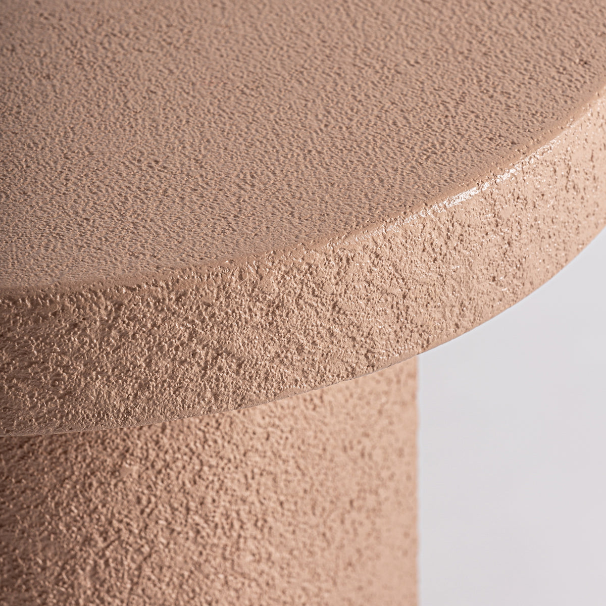 Mesa auxiliar de cemento Sorbas terracota