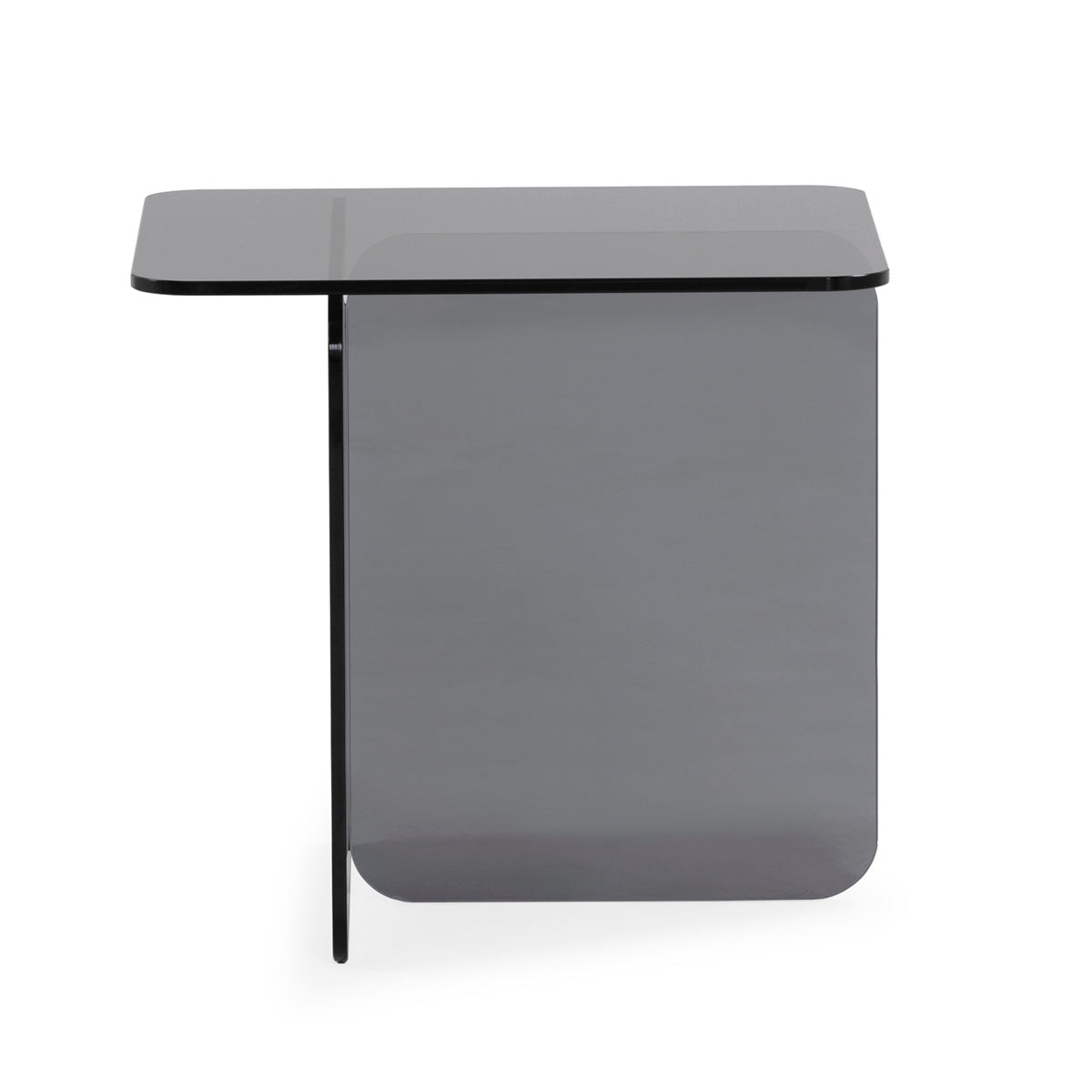Mesa auxiliar de cristal Pefki