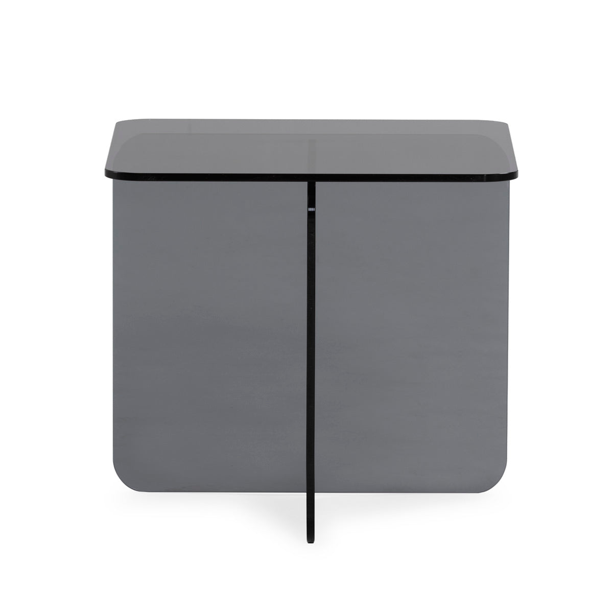 Mesa auxiliar de cristal Pefki