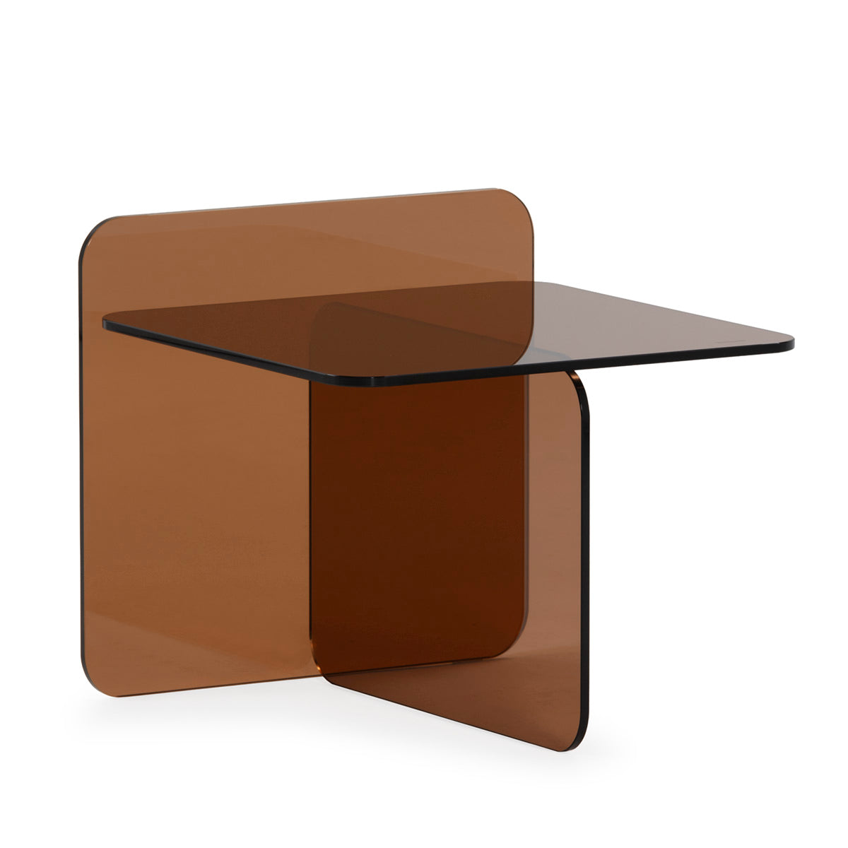 Mesa auxiliar de cristal Pefki