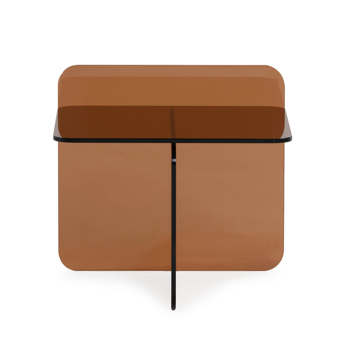 Mesa auxiliar de cristal Pefki