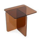 Mesa auxiliar de cristal Pefki