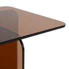 Mesa auxiliar de cristal Pefki