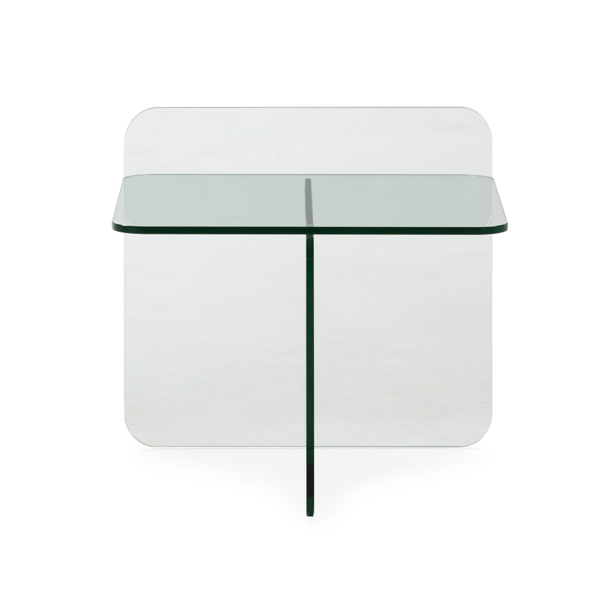 Mesa auxiliar de cristal Pefki