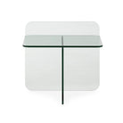 Mesa auxiliar de cristal Pefki