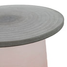 Mesa auxiliar de cristal y metal Boscoreale