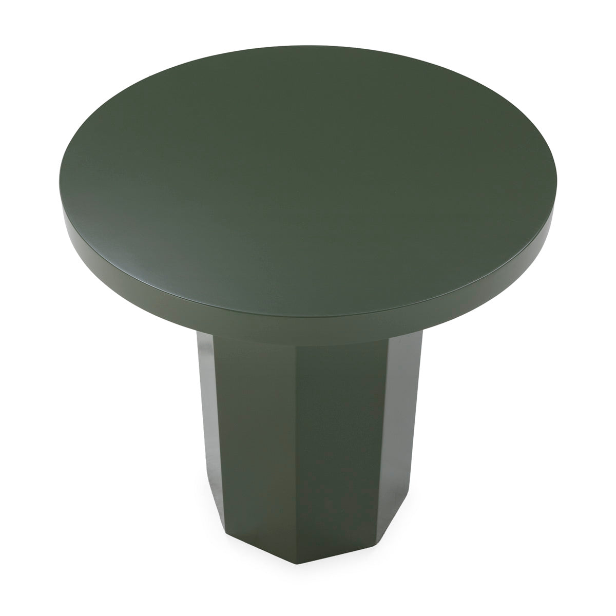 Mesa auxiliar de DM verde Elda