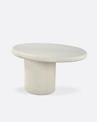 Mesa auxiliar de exterior de microcemento Claude
