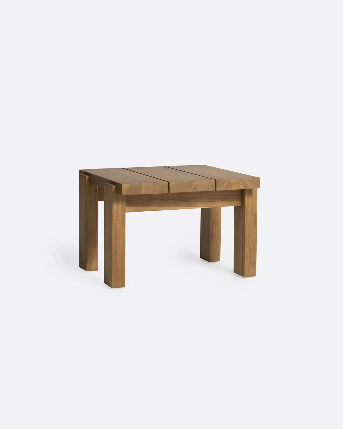 Mesa auxiliar de exterior de teca Medan