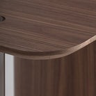 Mesa auxiliar de madera chocolate Oualidia