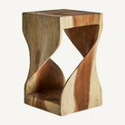 Mesa auxiliar de madera de acacia Palmera