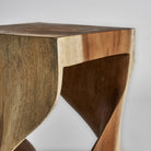 Mesa auxiliar de madera de acacia Palmera