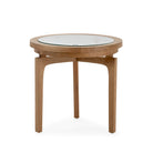 Mesa auxiliar de madera de cedro Mentana