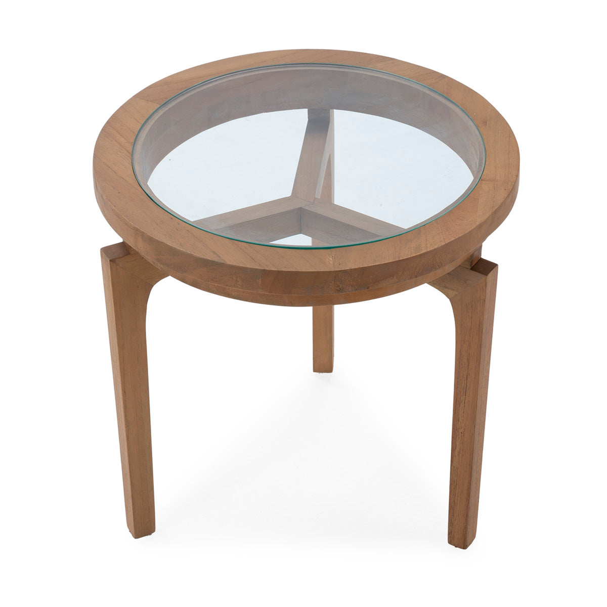 Mesa auxiliar de madera de cedro Mentana