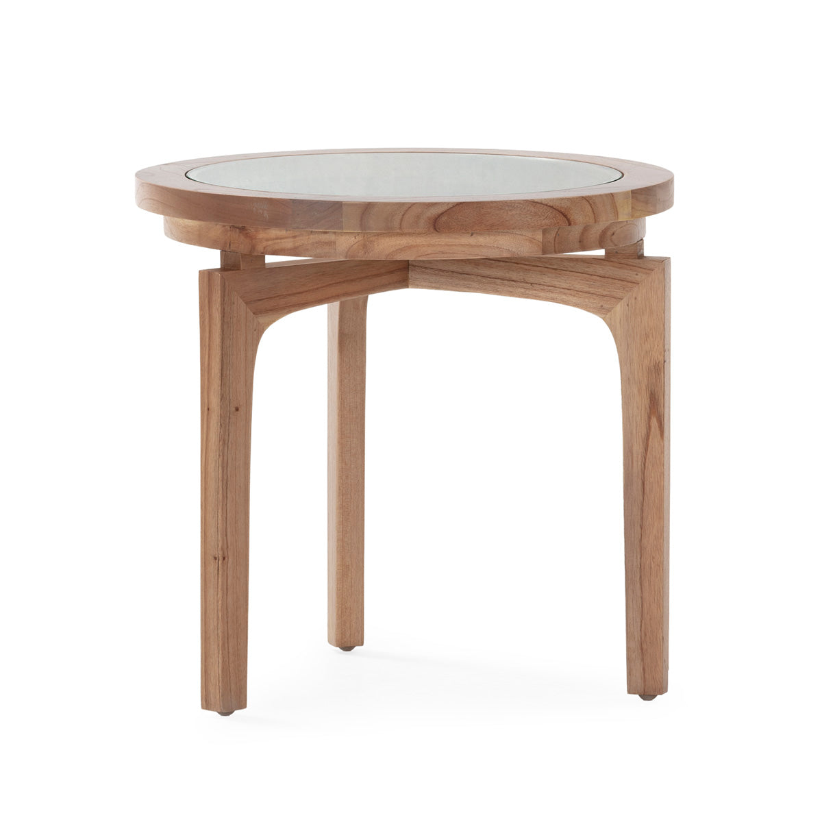 Mesa auxiliar de madera de cedro Mentana