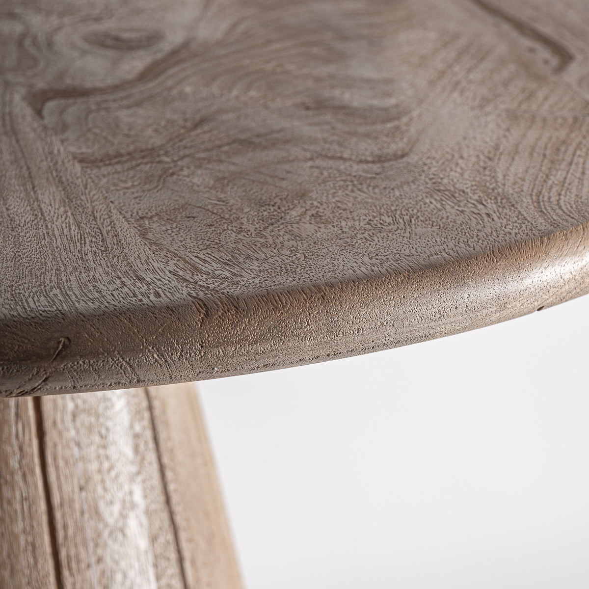 Mesa auxiliar de madera de mango Alcornoque