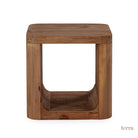 Mesa auxiliar de madera de pino recuperado Benicàssim