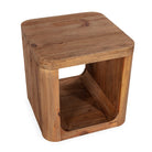 Mesa auxiliar de madera de pino recuperado Benicàssim