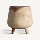 Mesa auxiliar de madera de suar Estepa