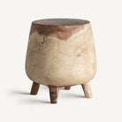 Mesa auxiliar de madera de suar Estepa