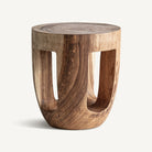 Mesa auxiliar de madera de suar Ifni